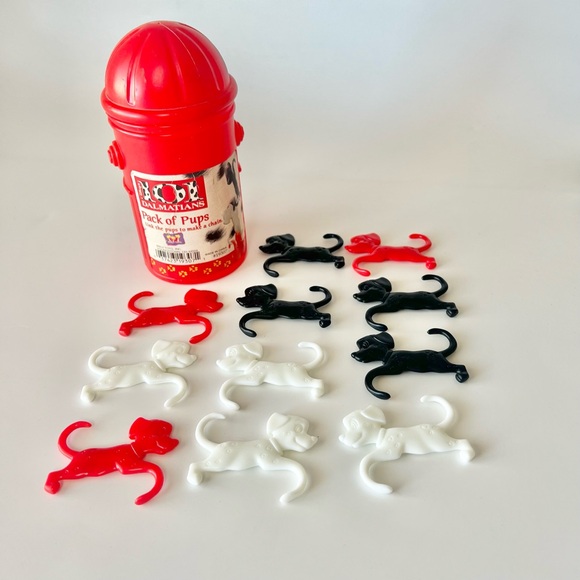 Disney Other - Vintage Disney 101 Dalmatians Pack of Pups Chain Link Toy